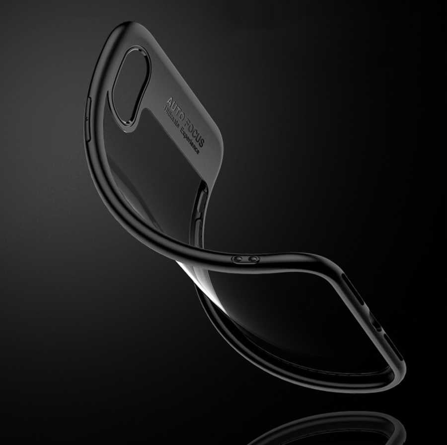 Huawei P20 Kılıf Zore Buttom Kapak Kırmızı