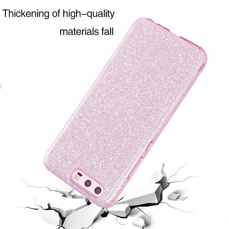 Huawei P10 Kılıf Zore Shining Silikon Kırmızı