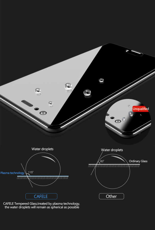 Huawei P10 Plus Zore Ekranı Tam Kaplayan Düz Cam Koruyucu Gold