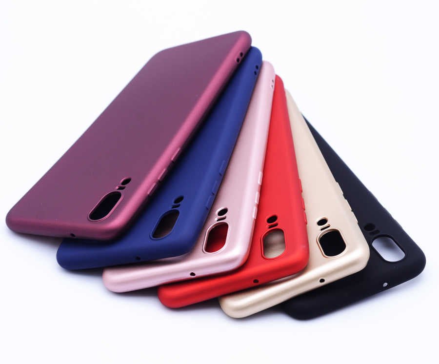 Huawei P20 Kılıf Zore Premier Silikon Kapak Lacivert