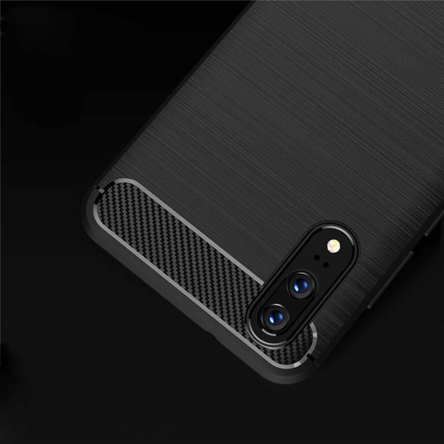 Huawei P20 Kılıf Zore Room Silikon Kapak Siyah