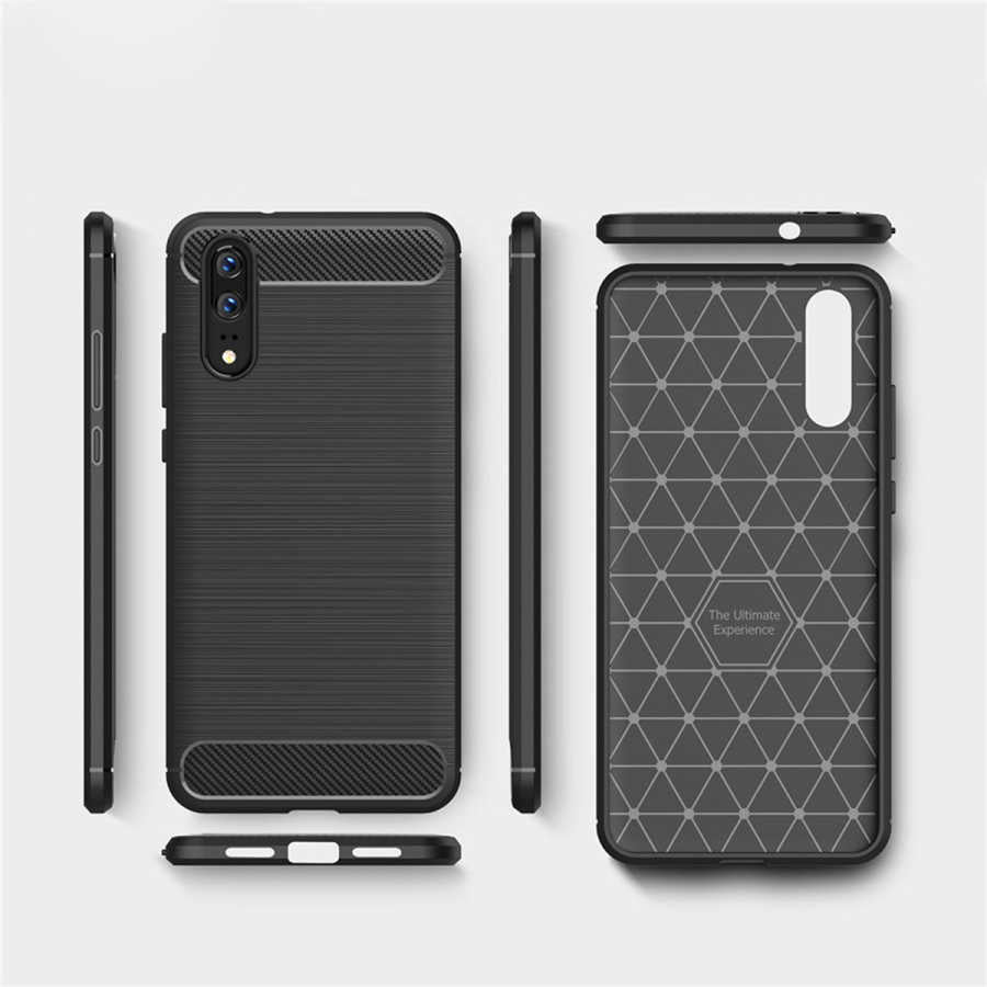 Huawei P20 Kılıf Zore Room Silikon Kapak Siyah