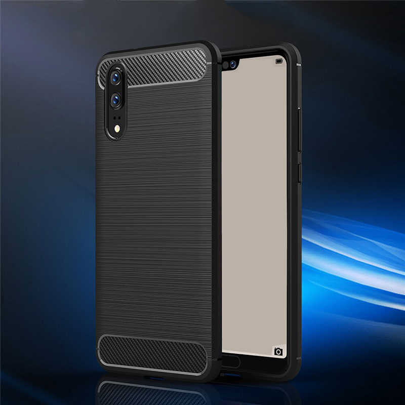 Huawei P20 Kılıf Zore Room Silikon Kapak Siyah