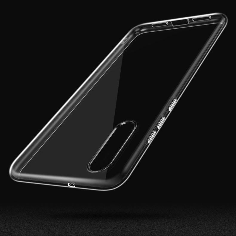 Huawei P20 Kılıf Zore Süper Silikon Kapak Renksiz
