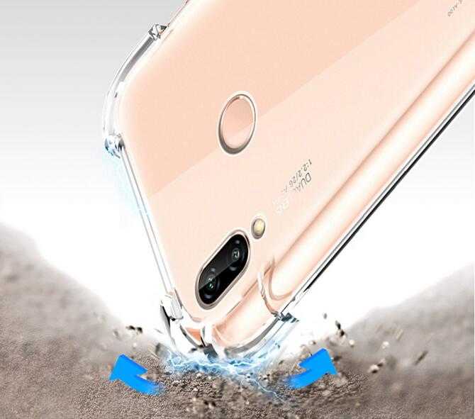 Huawei P20 Lite Kılıf Zore Nitro Anti Shock Silikon Renksiz