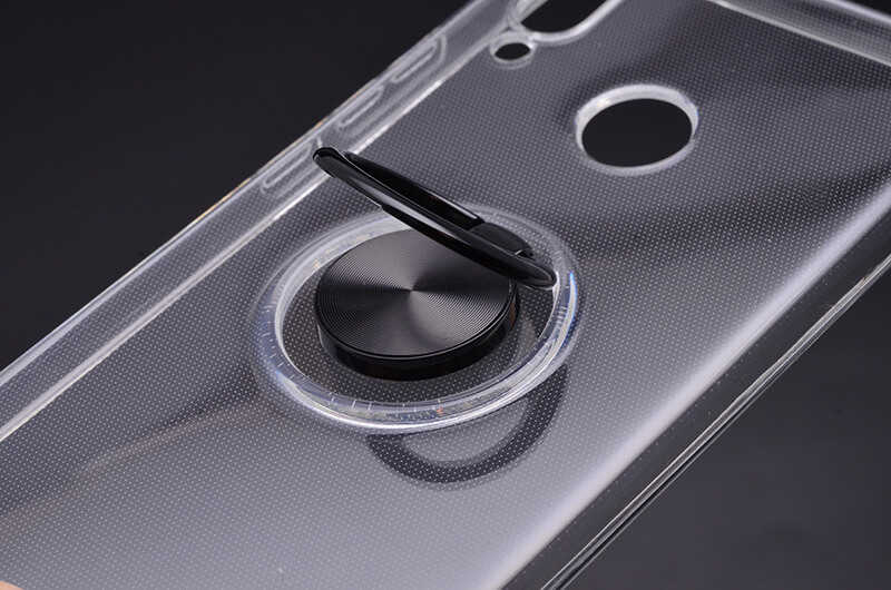 Huawei P20 Lite Kılıf Zore Les Silikon Siyah