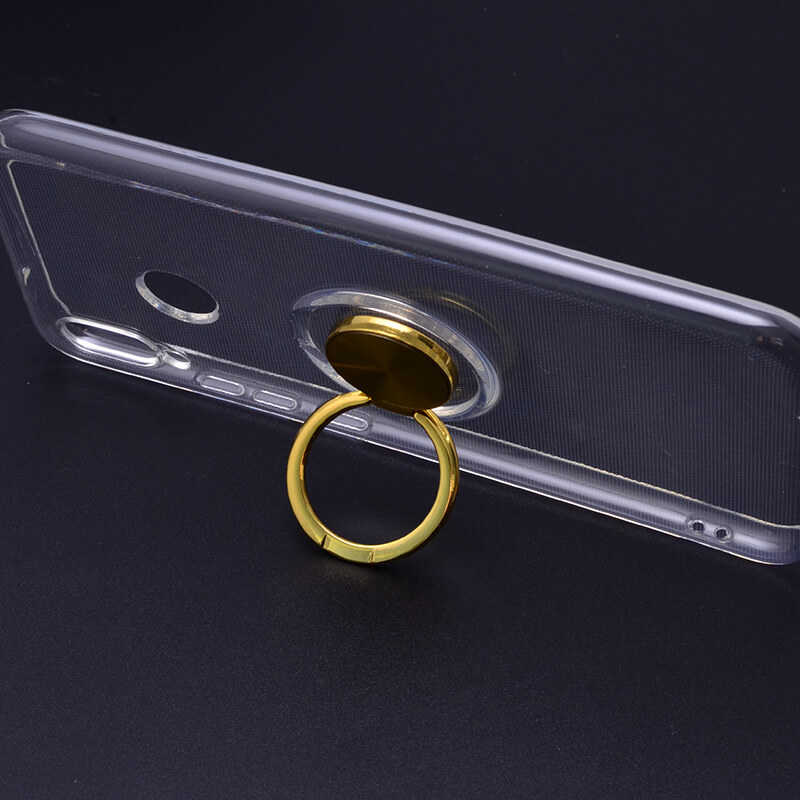 Huawei P20 Lite Kılıf Zore Les Silikon Siyah
