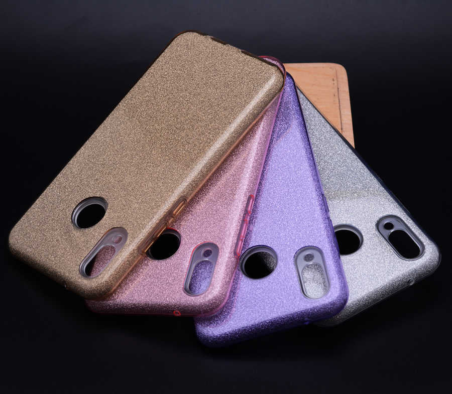 Huawei P20 Lite Kılıf Zore Shining Silikon Kırmızı
