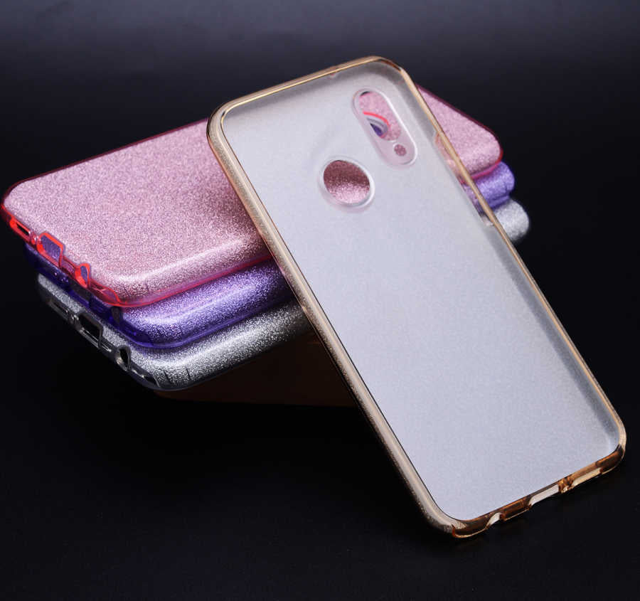 Huawei P20 Lite Kılıf Zore Shining Silikon Kırmızı