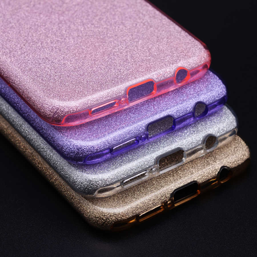 Huawei P20 Lite Kılıf Zore Shining Silikon Kırmızı