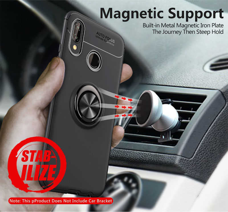 Huawei P20 Lite Kılıf Zore Ravel Silikon Kapak Kırmızı