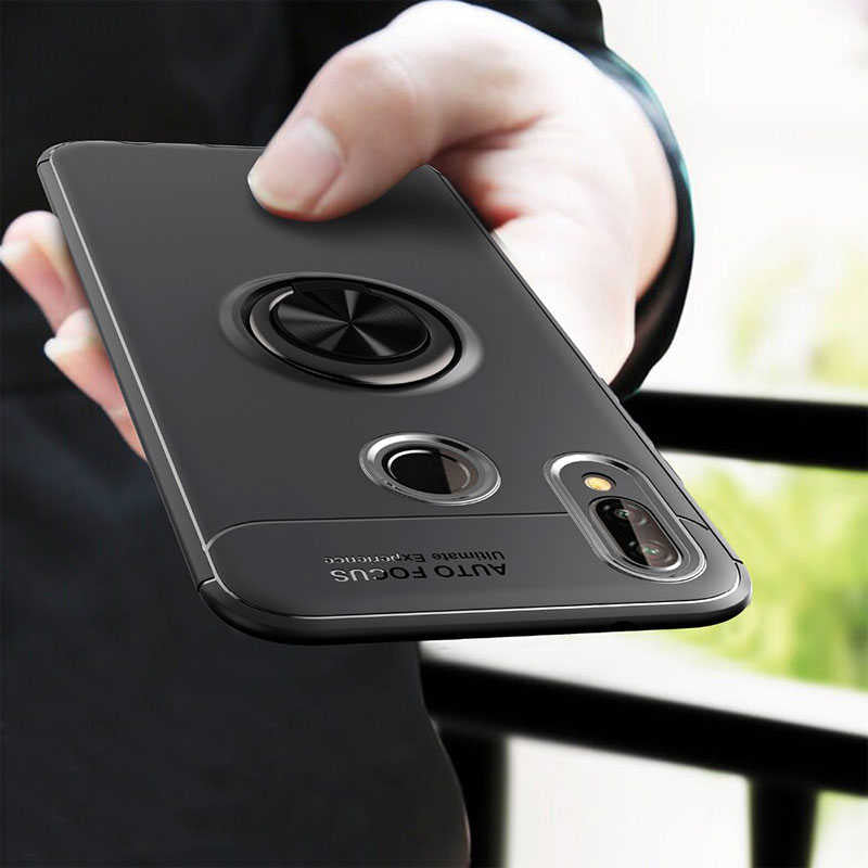 Huawei P20 Lite Kılıf Zore Ravel Silikon Kapak Mavi