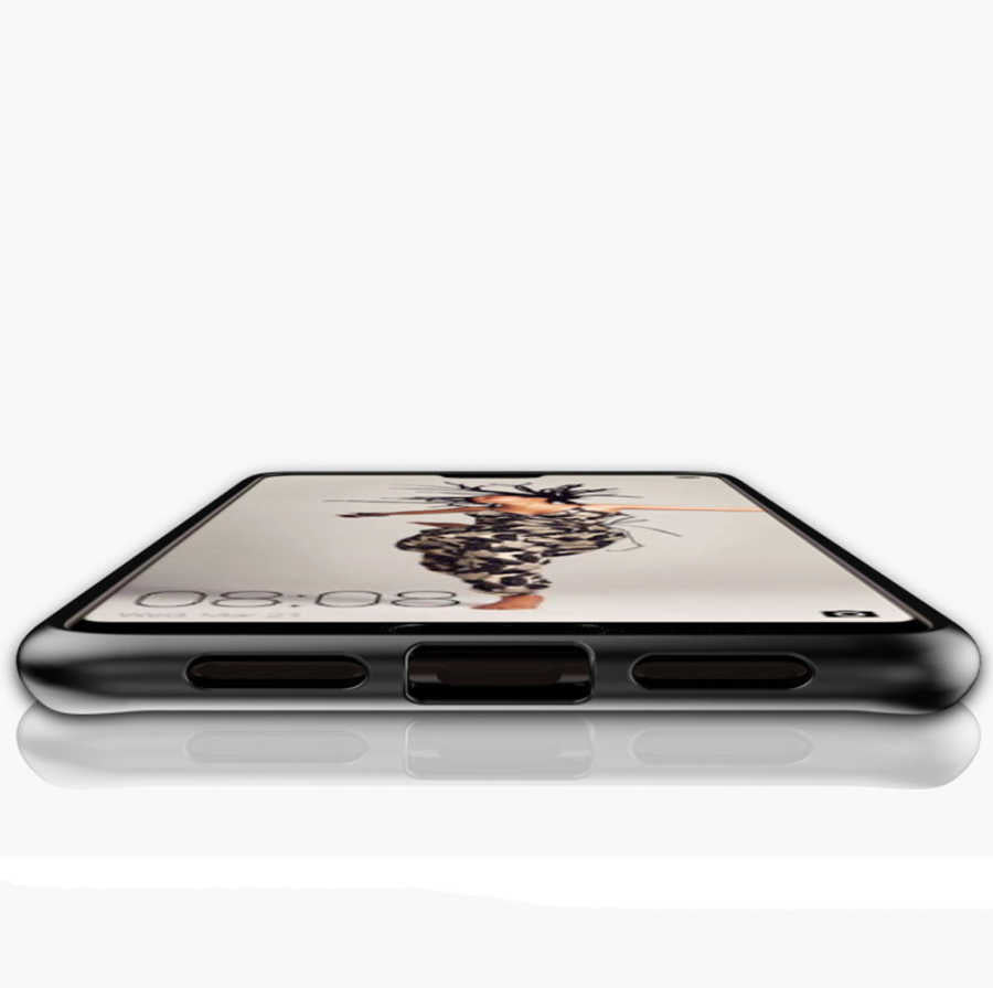 Huawei P20 Pro Kılıf Zore Buttom Kapak Kırmızı