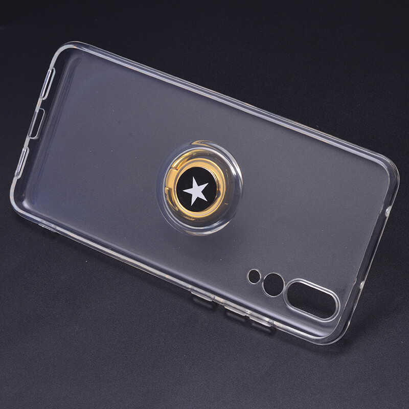 Huawei P20 Pro Kılıf Zore Les Silikon Siyah