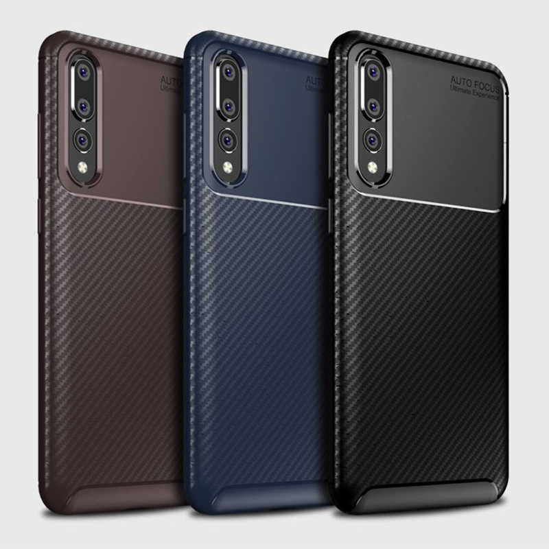 Huawei P20 Pro Kılıf Zore Negro Silikon Kapak Lacivert
