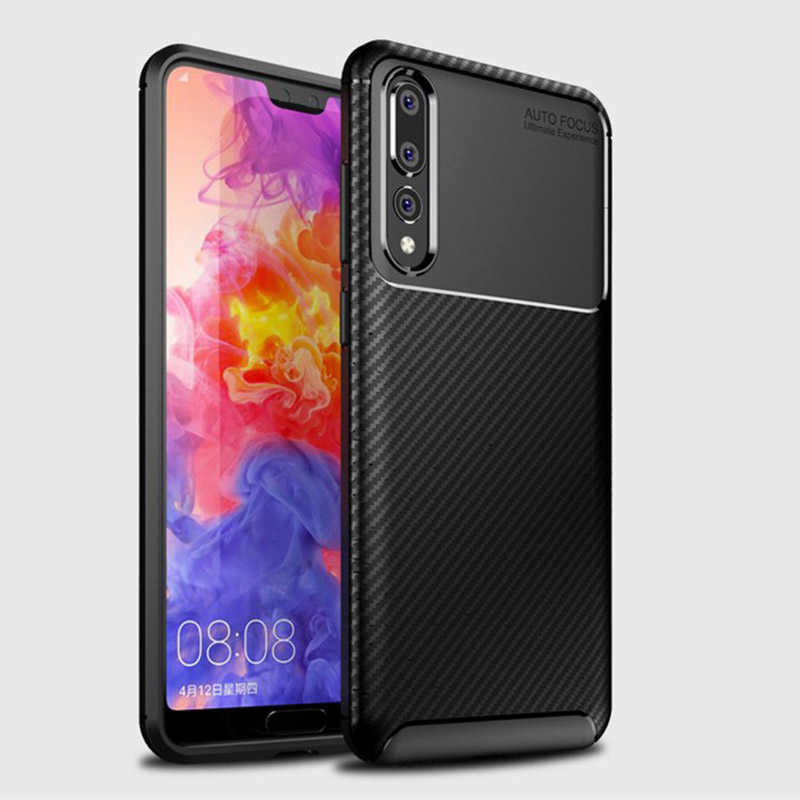 Huawei P20 Pro Kılıf Zore Negro Silikon Kapak Lacivert