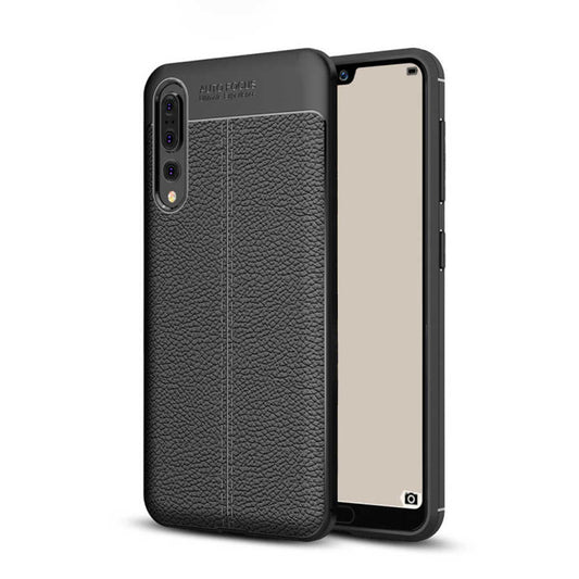 Huawei P20 Pro Kılıf Zore Niss Silikon Kapak Siyah