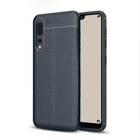 Huawei P20 Pro Kılıf Zore Niss Silikon Kapak Lacivert