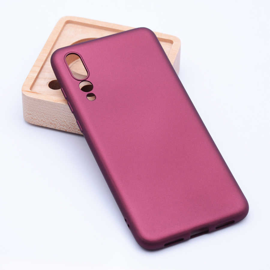 Huawei P20 Pro Kılıf Zore Premier Silikon Kapak Rose Gold