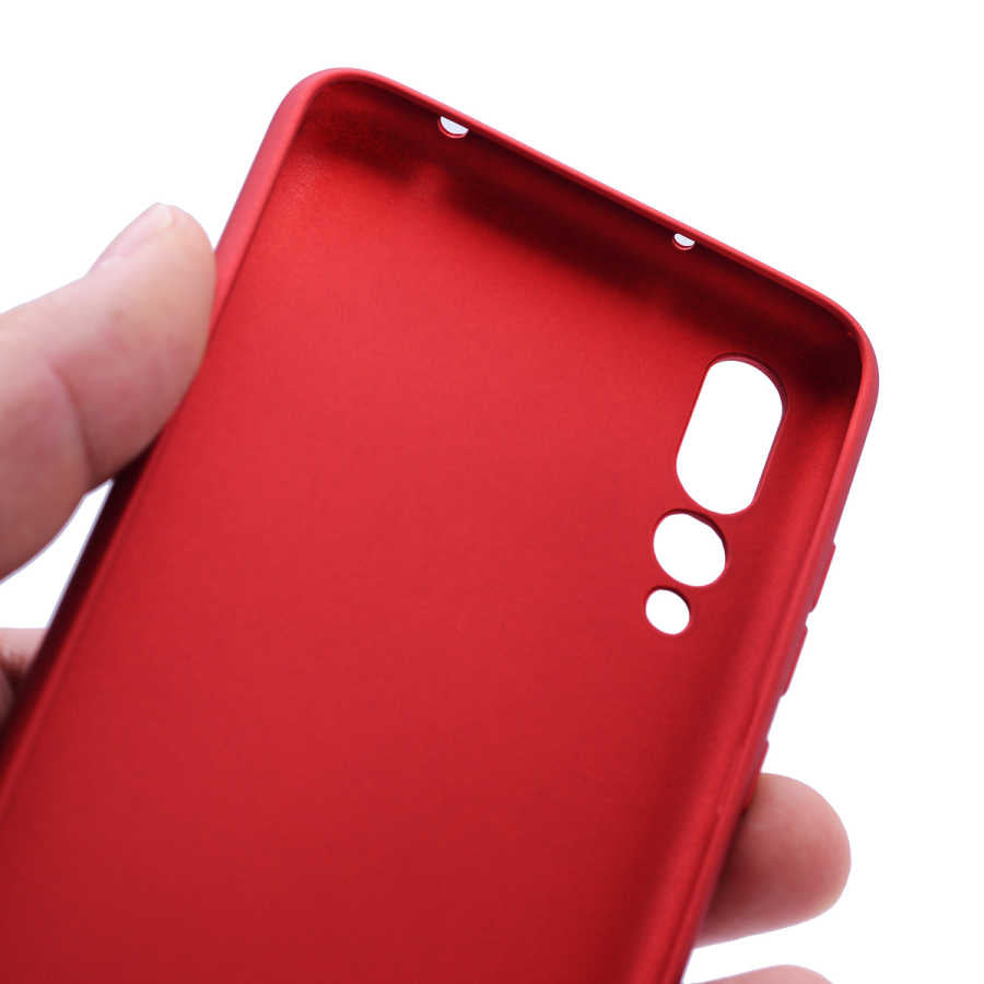 Huawei P20 Pro Kılıf Zore Premier Silikon Kapak Saks Mavi