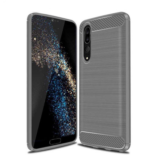Huawei P20 Pro Kılıf Zore Room Silikon Kapak Gri
