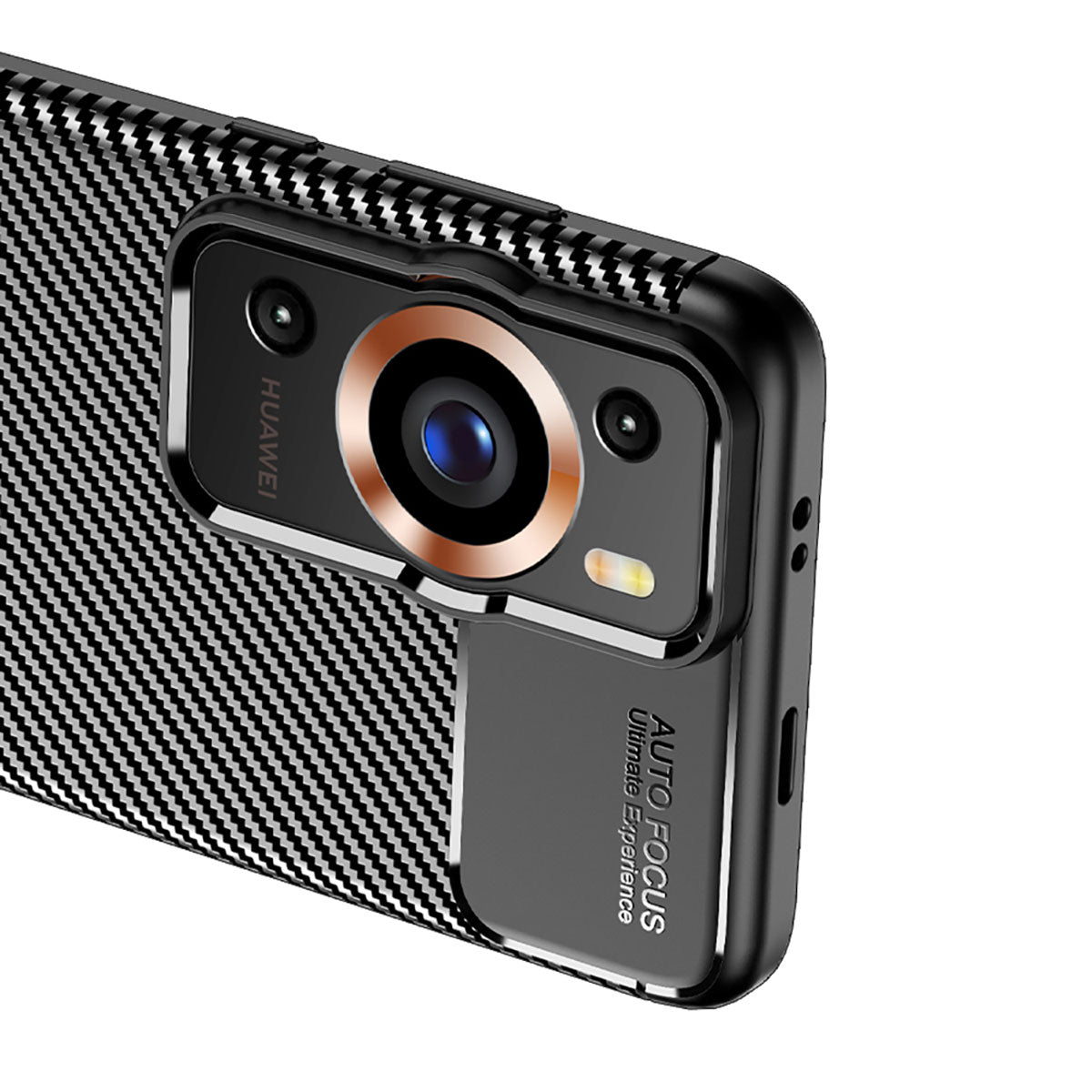 Huawei P60 Pro Kılıf Zore Negro Silikon Kapak Siyah
