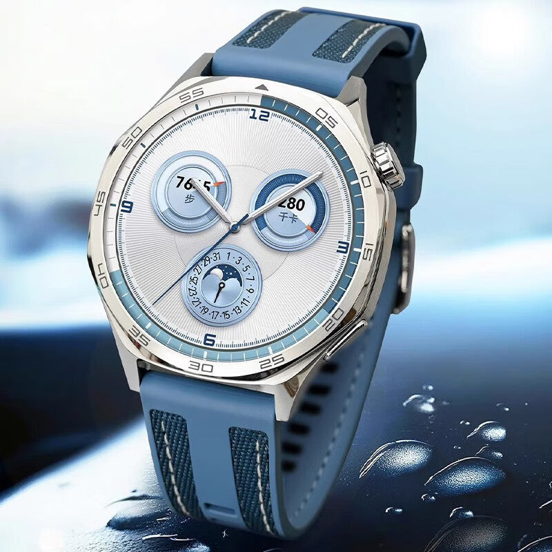 Huawei Watch GT 5 Zore KRD-128 Silikon Kordon Yeşil