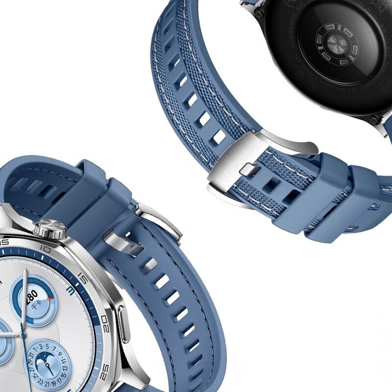 Huawei Watch GT 5 Zore KRD-128 Silikon Kordon Yeşil