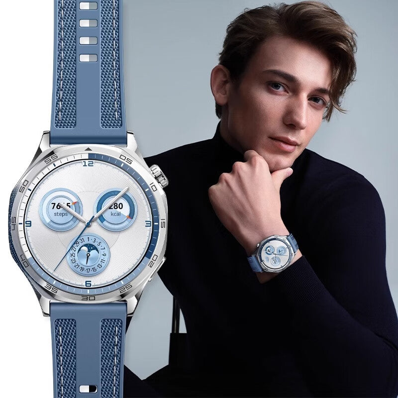 Huawei Watch GT 5 Zore KRD-128 Silikon Kordon Yeşil