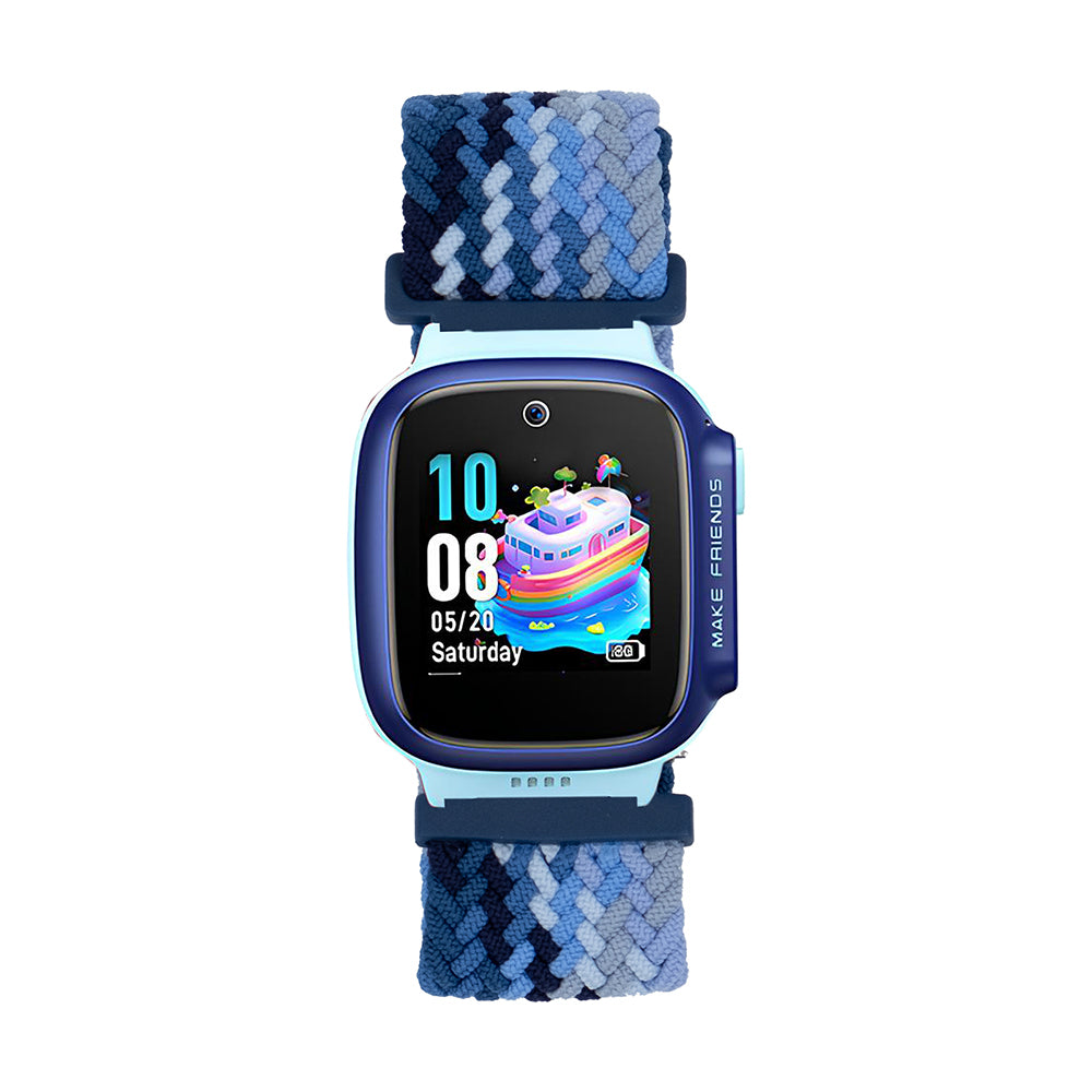 Huawei Watch GT5 41mm Zore KRD-139 18mm Çocuklara Özel Örgü Kordon Lacivert