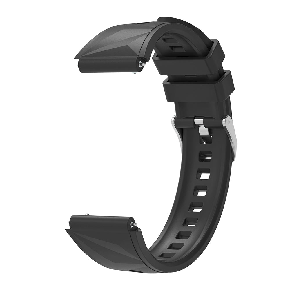 Huawei Watch GT5 Pro 42mm Zore KRD-129 Silikon Kordon Strap Kayış Kırmızı