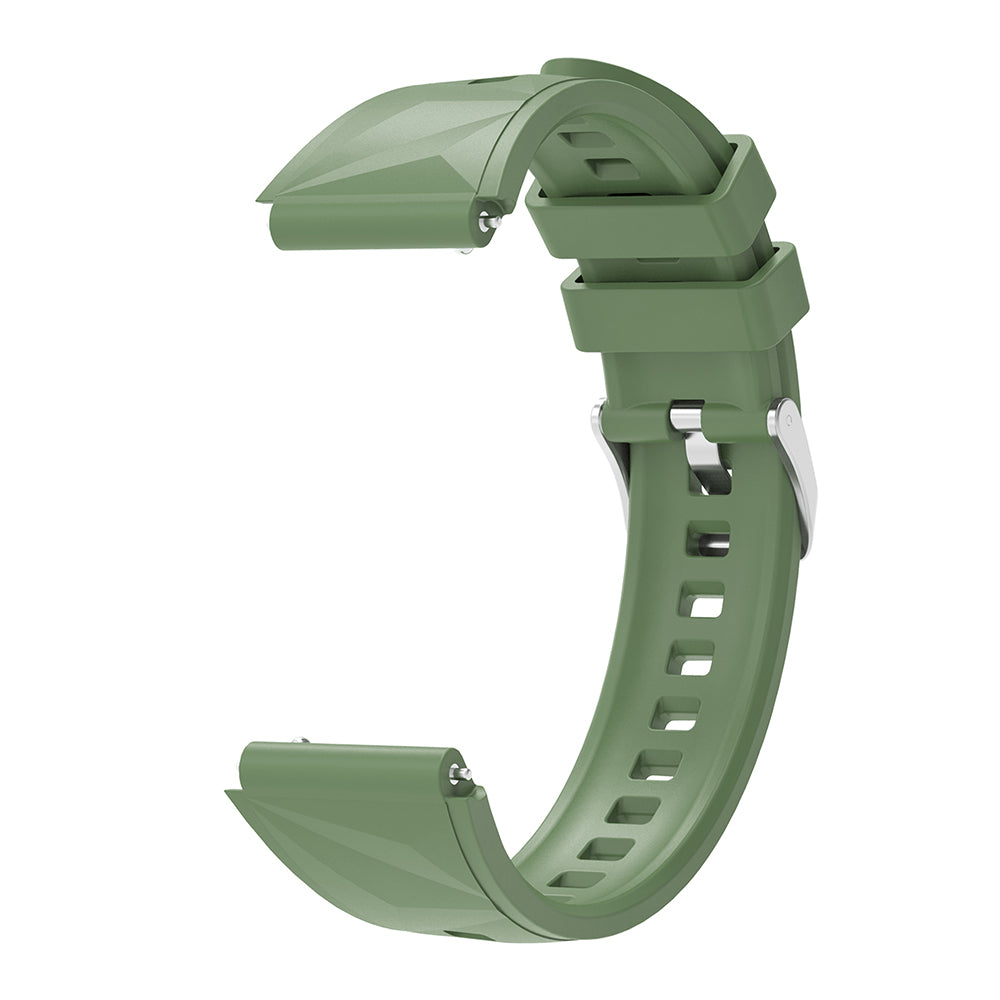 Huawei Watch GT5 Pro 42mm Zore KRD-129 Silikon Kordon Strap Kayış Pembe