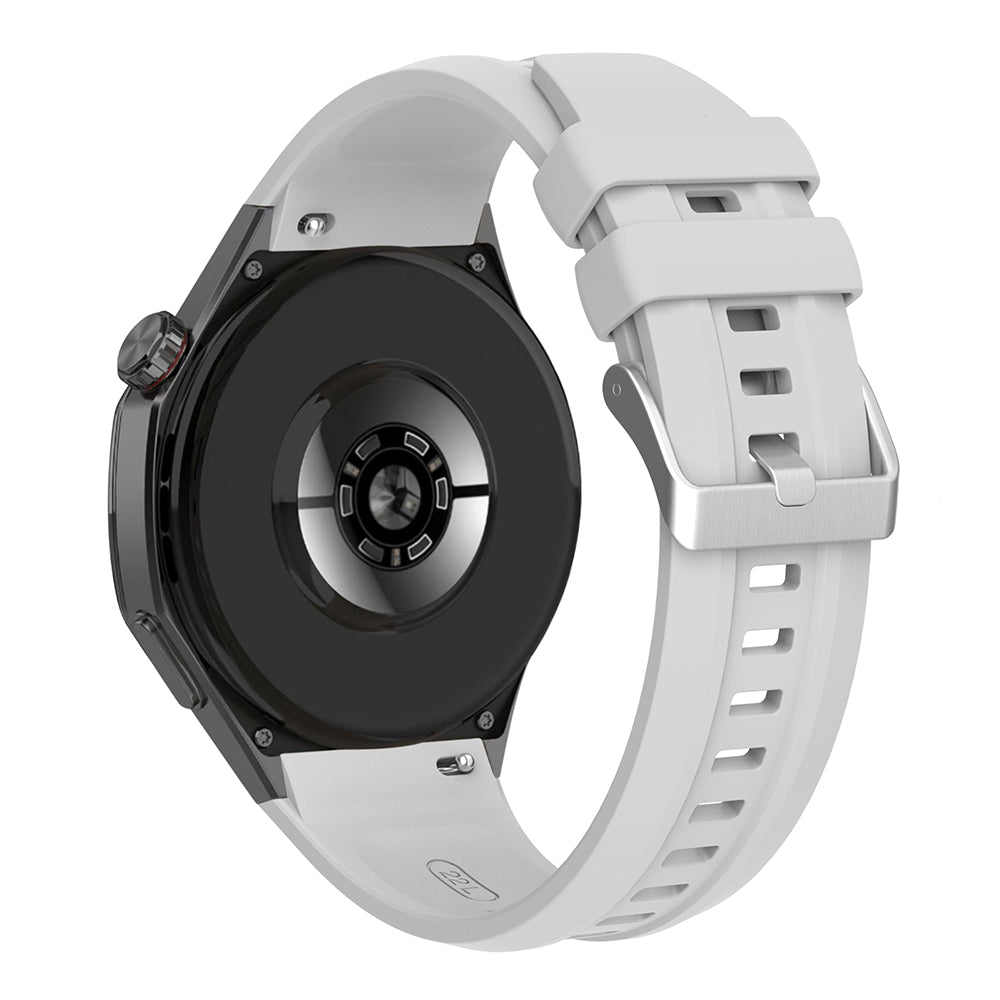 Huawei Watch GT5 Pro 46mm Zore KRD-130 Silikon Kordon Strap Kayış Buz Mavisi
