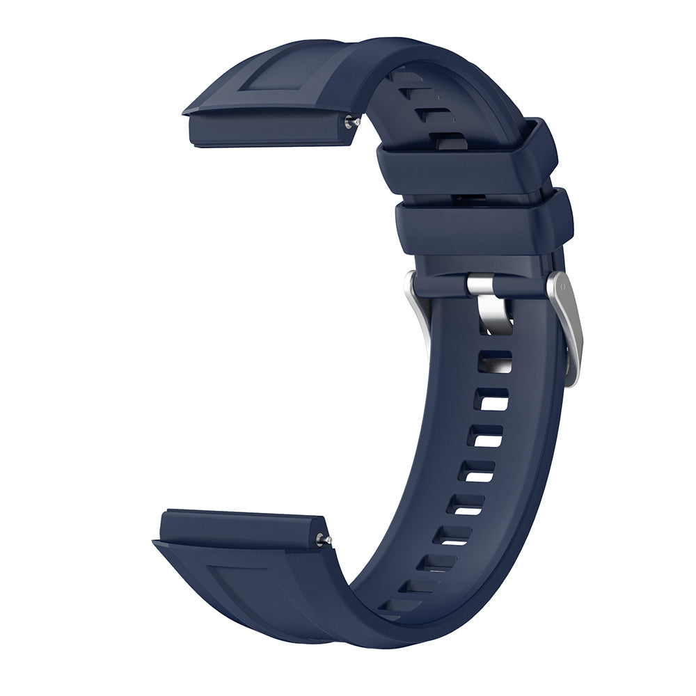 Huawei Watch GT5 Pro 46mm Zore KRD-130 Silikon Kordon Strap Kayış Buz Mavisi