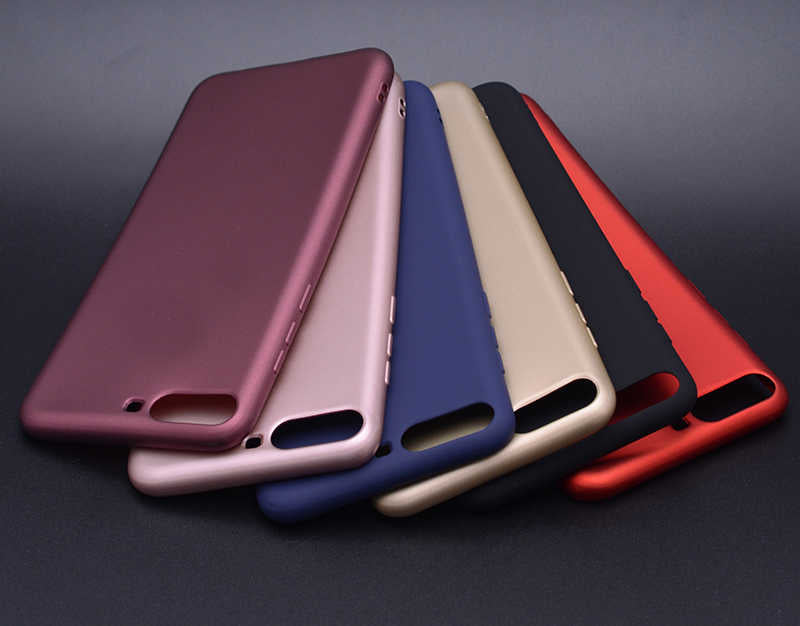 Huawei Y6 2018 Kılıf Zore Premier Silikon Kapak Gold