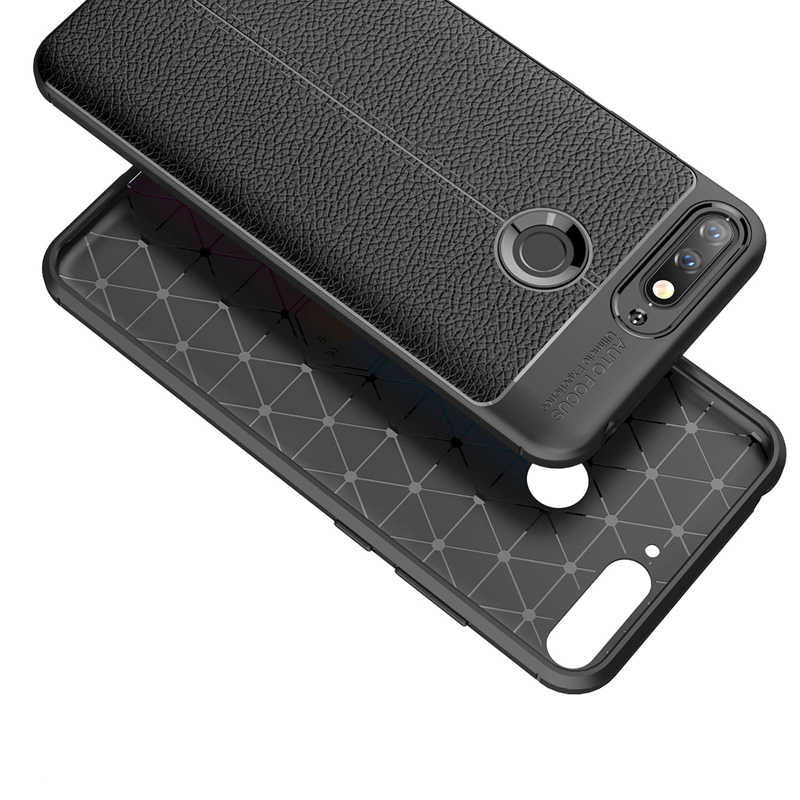 Huawei Y7 2018 Kılıf Zore Niss Silikon Kapak Kırmızı