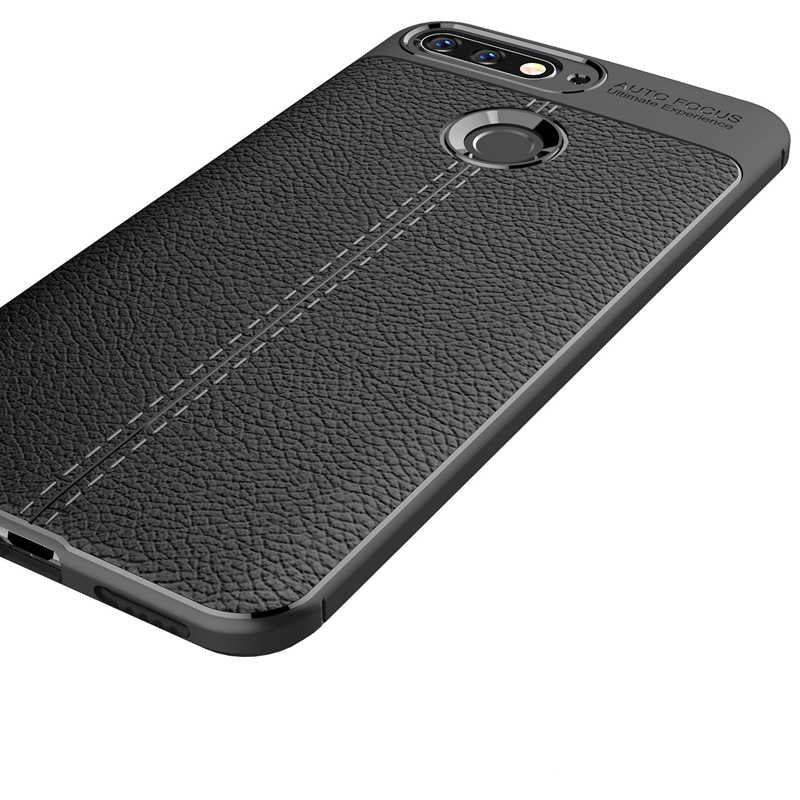 Huawei Y7 2018 Kılıf Zore Niss Silikon Kapak Kırmızı