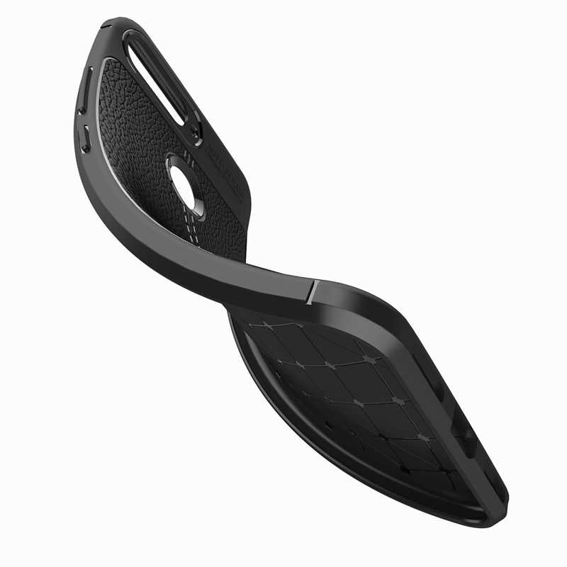 Huawei Y7 2018 Kılıf Zore Niss Silikon Kapak Lacivert