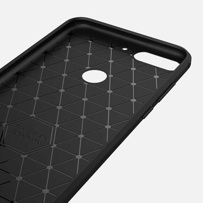 Huawei Y7 2018 Kılıf Zore Room Silikon Kapak Gri
