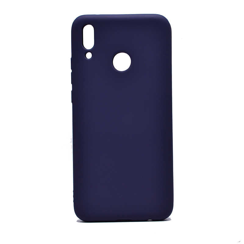 Huawei Y9 2019 Kılıf Zore Premier Silikon Kapak Lacivert