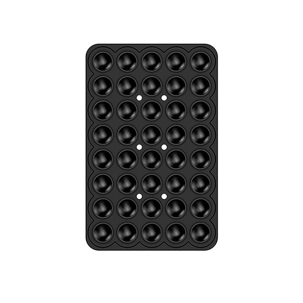 Kare Öpücük 01 Silikon Telefon Tutucu Mor