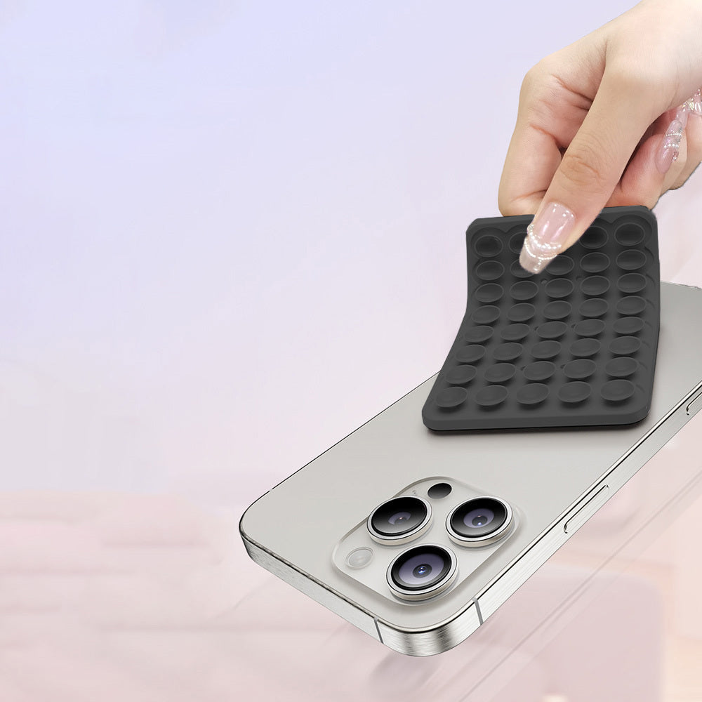 Kare Öpücük 01 Silikon Telefon Tutucu Yeşil