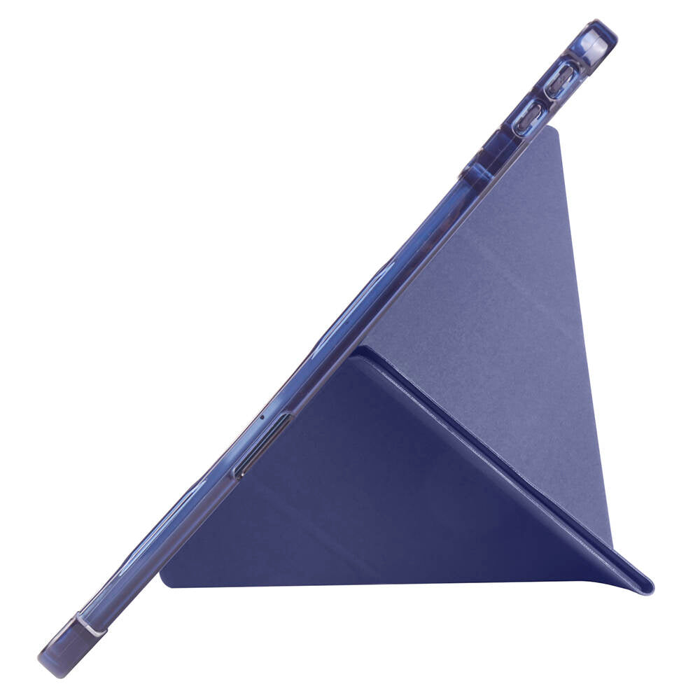 Lenovo M11 TB-330FU Kılıf Zore Tri Folding Kalem Bölmeli Standlı Kılıf Mor