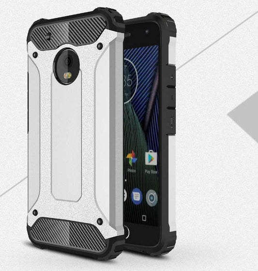 Lenovo Moto G5S Kılıf Zore Crash Silikon Kapak Gri