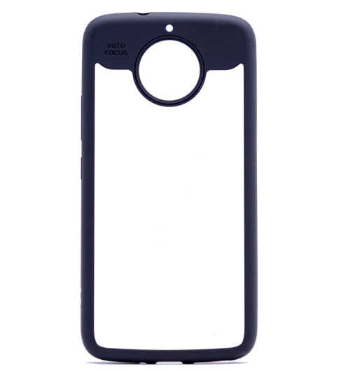 Lenovo Moto G5S Plus Kılıf Zore Buttom Kapak Siyah