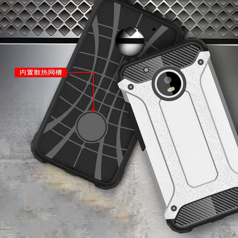 Lenovo Moto G5S Plus Kılıf Zore Crash Silikon Kapak Gri