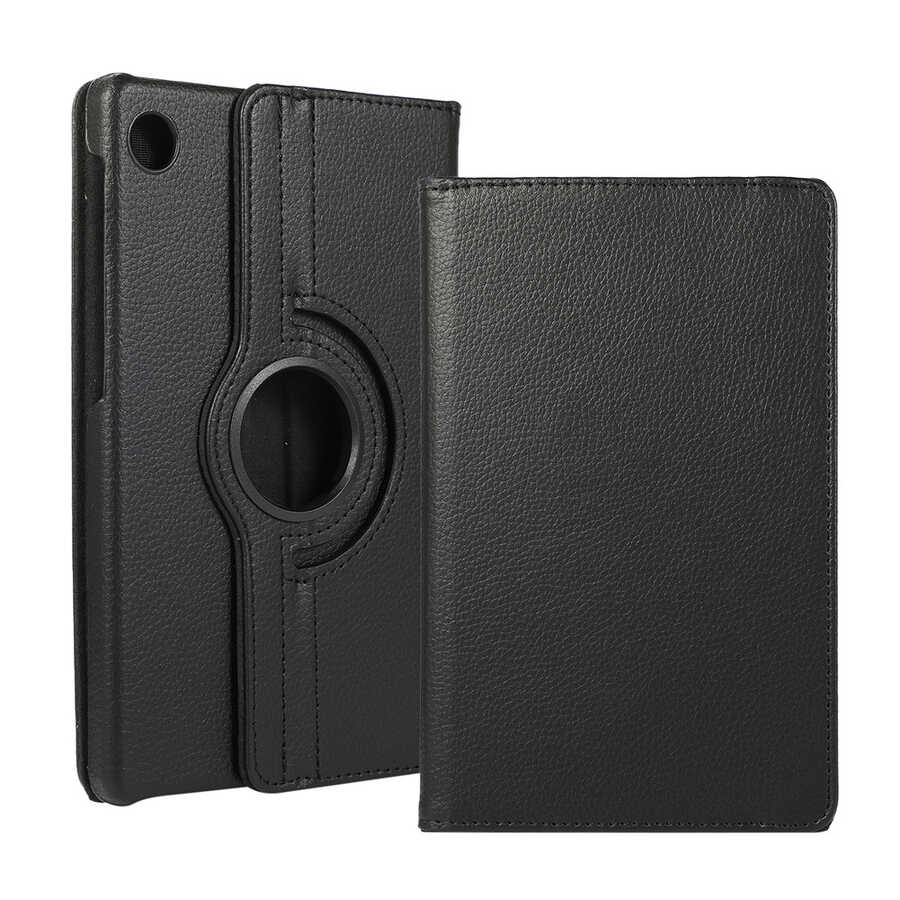 Lenovo Tab M10 TB-328F 3. Jenerasyon Zore Dönebilen Standlı Kılıf Siyah