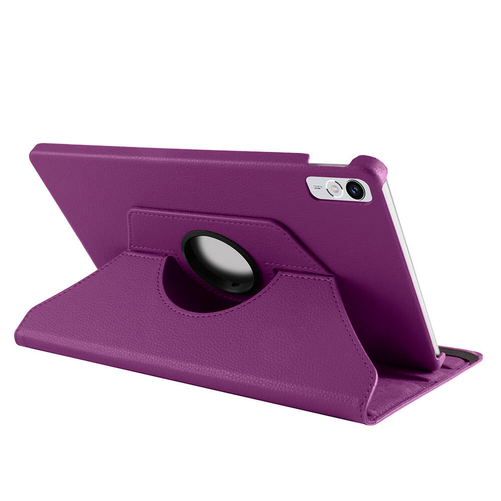 Lenovo Tab P11 11.5 (2.Nesil) TB350UF Zore Dönebilen Standlı Kılıf Pembe