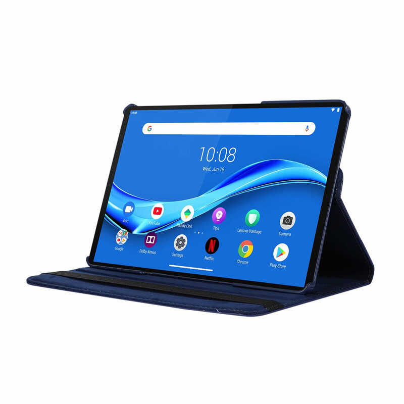 Lenovo Tab P11 Pro 11.2" 2.Nesil Zore Dönebilen Standlı Kılıf Lacivert