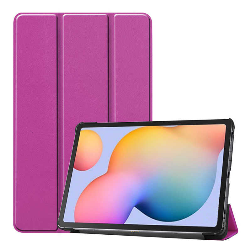Lenovo Tab P11 Pro 11.2" 2.Nesil Zore Smart Cover Standlı 1-1 Kılıf Mor